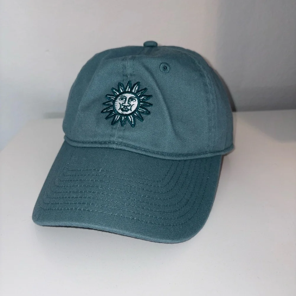 Teal Sun Valley Embroidered Cap